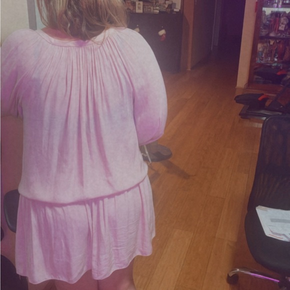 Ramy Brook Pink Long Sleeve Dress - Picture 5 of 10